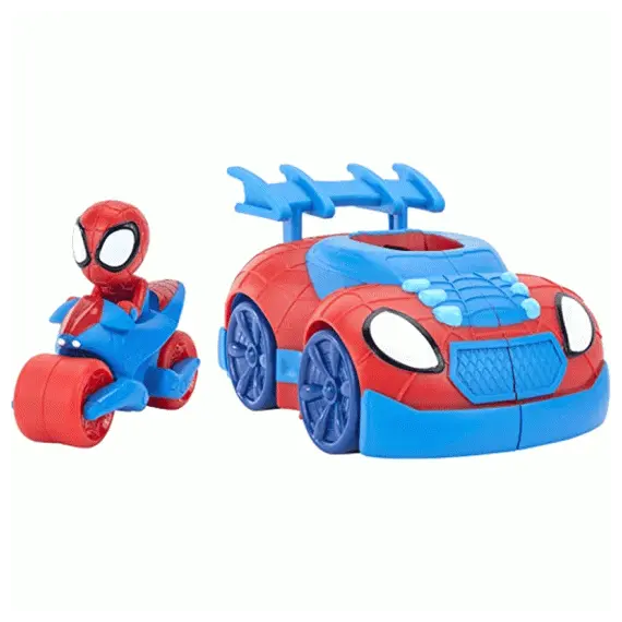 სათამაშო მანქანა Spidey Feature Vehicle 2 in 1 Spidey Stealth Strike Vehicle  - Primestore.ge