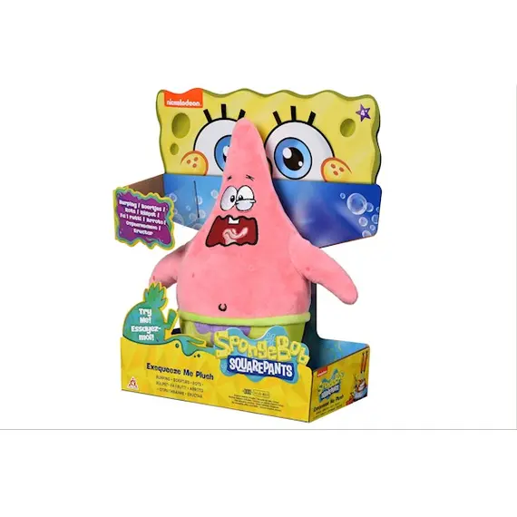 პატრიკი SpongeBob SquarePants - Exsqueeze Me Plush - Patrick Burp , 2 image - Primestore.ge