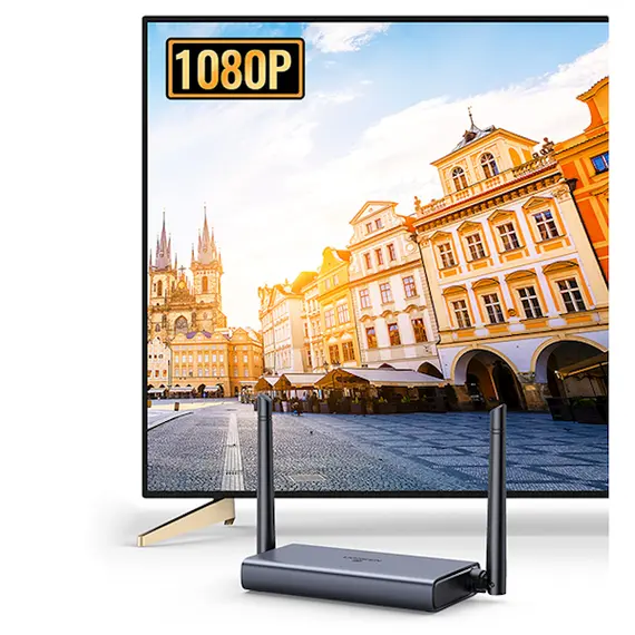 უსადენო HDMI გადამცემი UGREEN CM506 (50633) Wireless Transmitter SIlver , 4 image - Primestore.ge