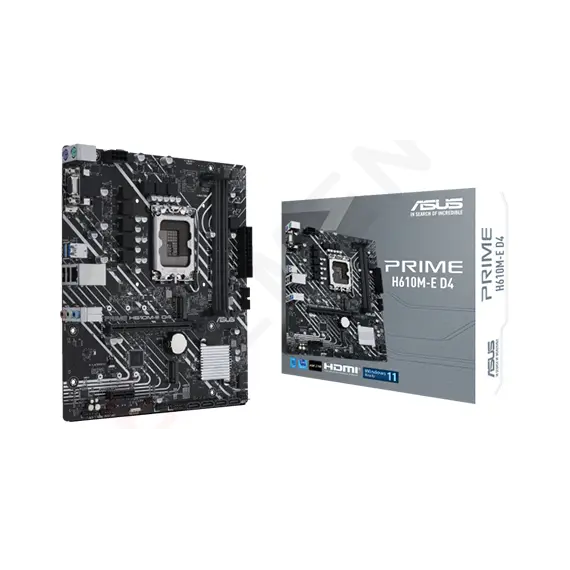 დედა დაფა ASUS PRIME H610M-E D4 s1700 H610 2xDDR4 M.2 HDMI-DP-VGA mATX  - Primestore.ge
