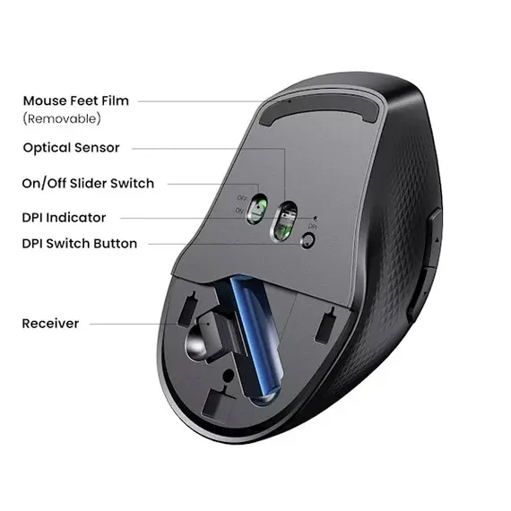 მაუსი UGREEN MU101 (90395) , 3 image - Primestore.ge
