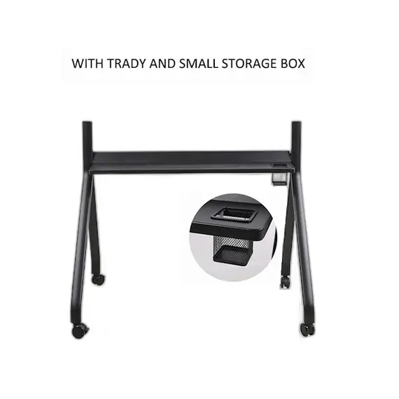 ტელევიზორის საკიდი Allscreen Universal LCD LED TV Bracket R12, With Roller, Size 55”-120”, Black , 4 image - Primestore.ge