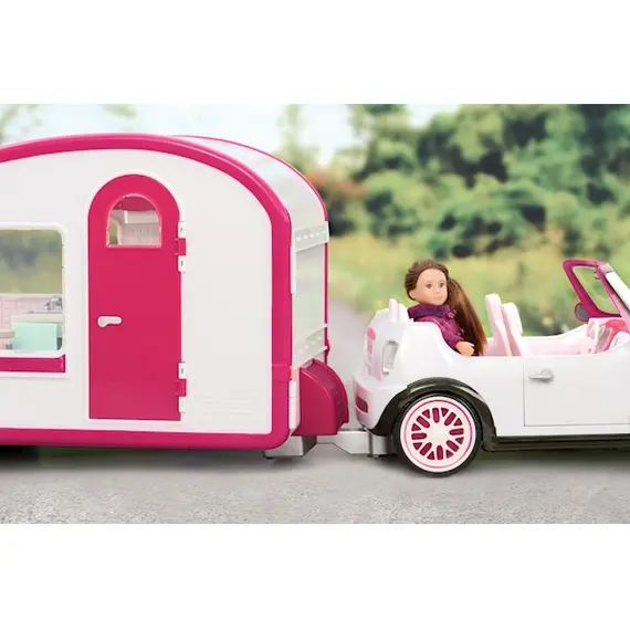 სათამაშო მანქანა LORI RV CAMPER FOR 6" DOLL , 4 image - Primestore.ge