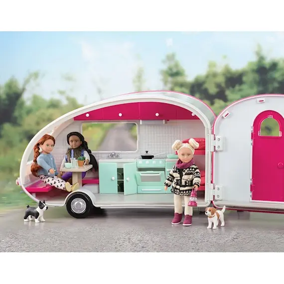 სათამაშო მანქანა LORI RV CAMPER FOR 6" DOLL , 3 image - Primestore.ge