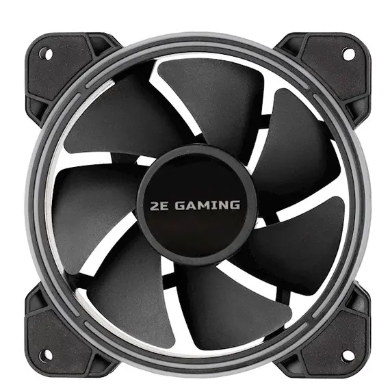 ქულერი 2E GAMING Case fan AIR COOL ACF120B-RGB, 120mm, 1300rpm,  4pin PWM+3pin, 24.8dBa , 3 image - Primestore.ge