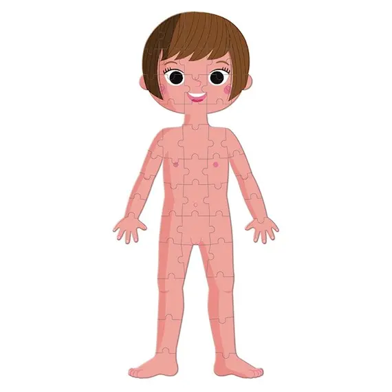 სათამაშო თავსატეხი Janod Educational Puzzle Human Body , 4 image - Primestore.ge