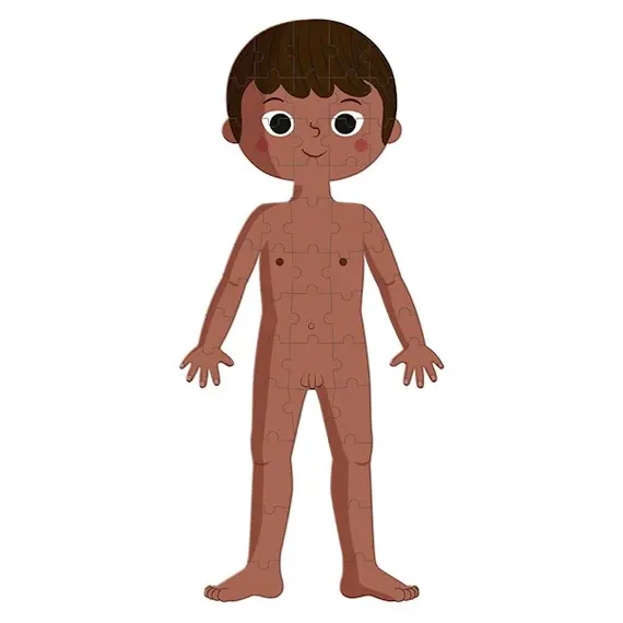 სათამაშო თავსატეხი Janod Educational Puzzle Human Body , 5 image - Primestore.ge