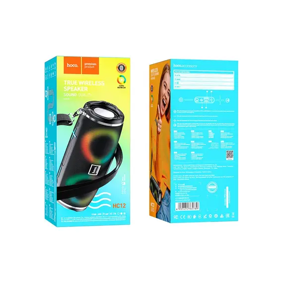 დინამიკი Hoco HC12 sports portable loudspeaker Black , 2 image - Primestore.ge