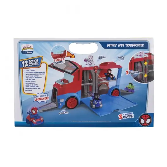 სათამაშო მანქანა Spidey Feature Vehicle Spidey Transporter , 5 image - Primestore.ge