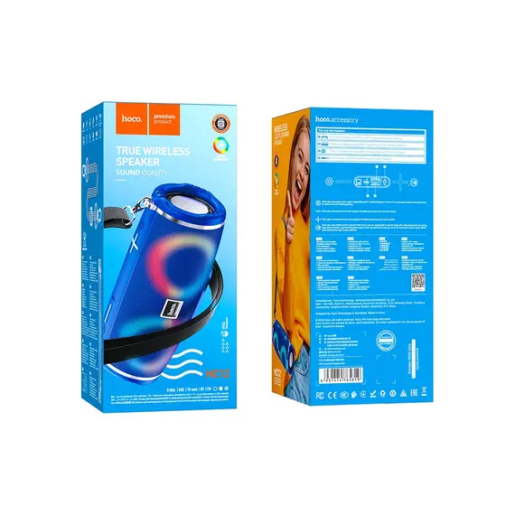 დინამიკი Hoco HC12 sports portable loudspeaker Blue , 3 image - Primestore.ge
