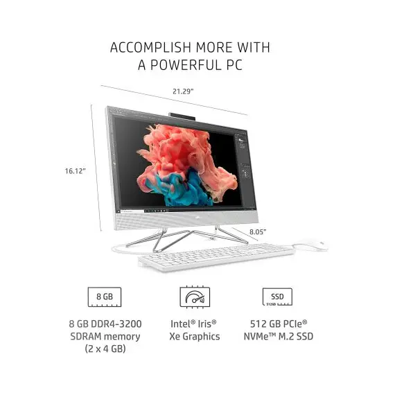 მონობლოკი HP All-in-One PC  Bib238FFI 2C20 , 2 image - Primestore.ge