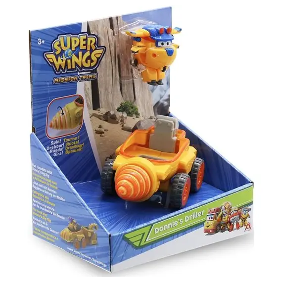 სათამაშო მანქანა Super Wings Donnie's Driller , 2 image - Primestore.ge