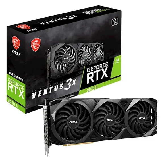 ვიდეო დაფა MSI GeForce RTX 3070 Ti VENTUS 3X 8G OC  - Primestore.ge