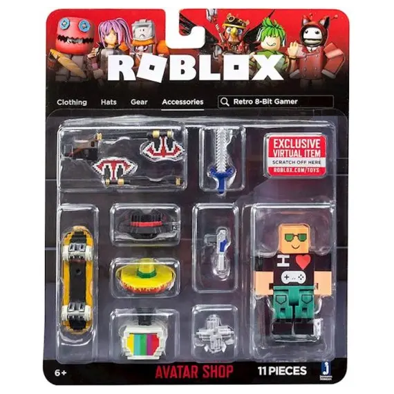 სათამაშო ფიგურა Roblox ROB - Avatat shop(Retro 8-Bit Gamer) , 4 image - Primestore.ge