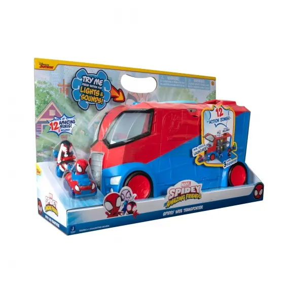 სათამაშო მანქანა Spidey Feature Vehicle Spidey Transporter , 4 image - Primestore.ge