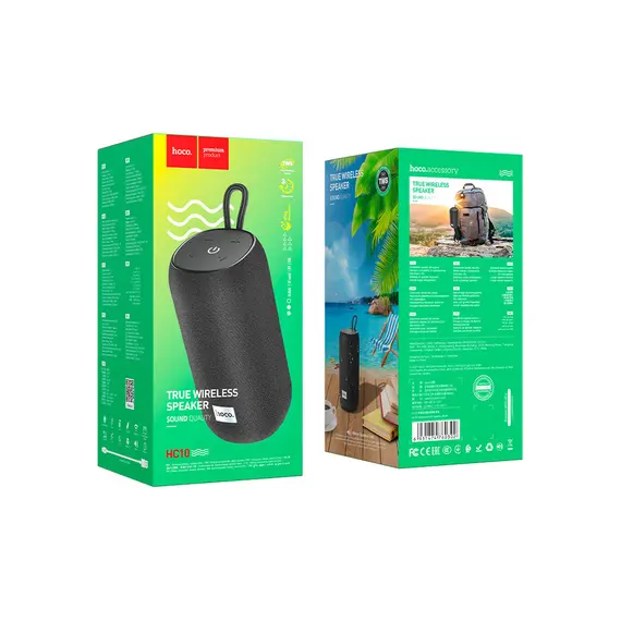 დინამიკი Hoco HC10 Sonar sports BT speaker black , 2 image - Primestore.ge