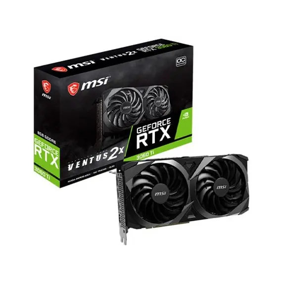 ვიდეო დაფა MSI GeForce RTX 3060 Ti VENTUS 2X 8G OCV1 LHR  - Primestore.ge