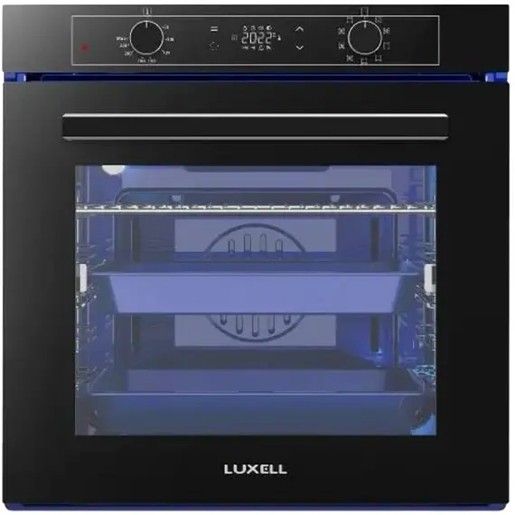 ჩასაშენებელი ღუმელი LUXELL A68-SGF3 BLACK (85LT)  - Primestore.ge