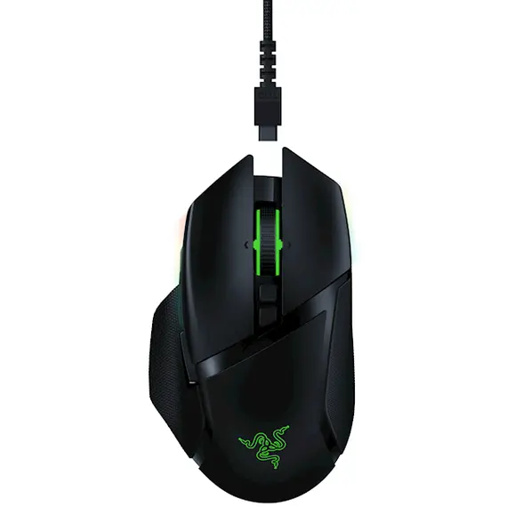 მაუსი Razer Gaming Mouse Basilisk Ultimate & Mouse Dock WL RGB Black  - Primestore.ge