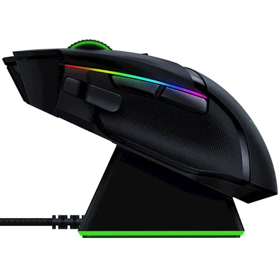 მაუსი Razer Gaming Mouse Basilisk Ultimate & Mouse Dock WL RGB Black , 5 image - Primestore.ge