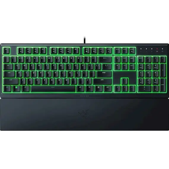 კლავიატურა Razer Keyboard Ornata V3 X RGB 104key USB RU Black  - Primestore.ge