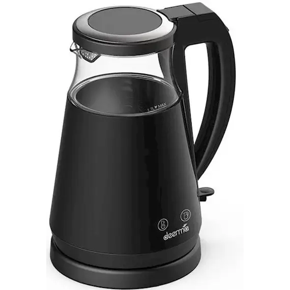 ელექტრო ჩაიდანი deerma Electric Kettle DEM-SH90W Black , 2 image - Primestore.ge