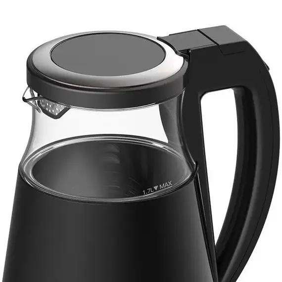 ელექტრო ჩაიდანი deerma Electric Kettle DEM-SH90W Black , 3 image - Primestore.ge