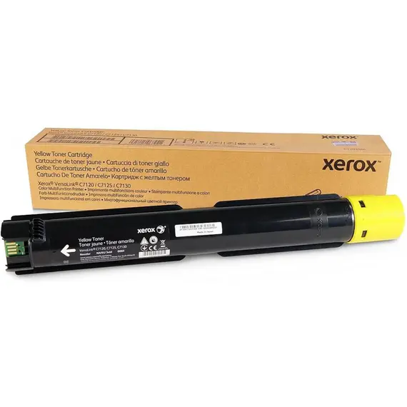 კარტრიჯი Xerox 006R01831 Toner Cartridge Yellow Xerox VersaLink C7120/25/30 (18500 Pages)  - Primestore.ge