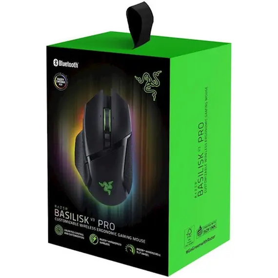 მაუსი Razer Mouse Basilisk V3 Pro RGB BT/WL Black , 3 image - Primestore.ge