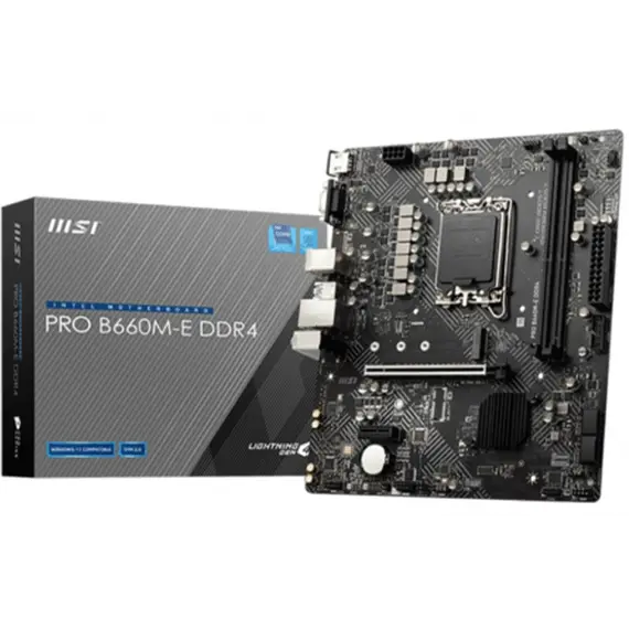 დედა დაფა MSI PRO B660M-E DDR4  - Primestore.ge