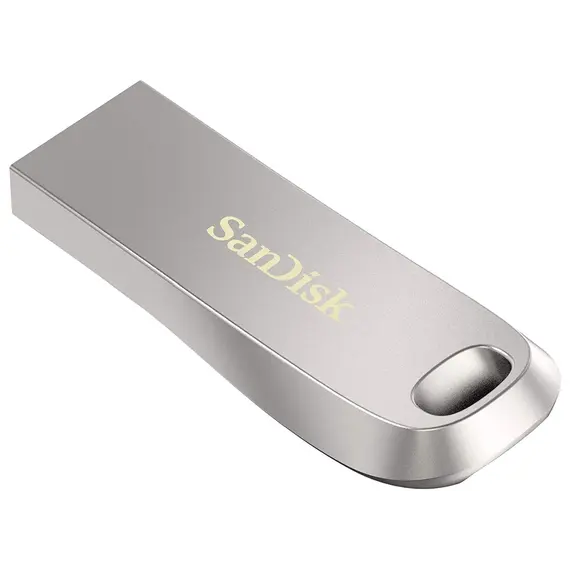 USB ფლეშ მეხსიერება SanDisk Ultra Luxe USB 3.1 256GB 150 MB/s (SDCZ74-256G-G46) Silver , 2 image - Primestore.ge