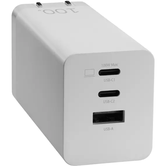 ადაპტერი Asus 100W 3-Port AC100-02 CHARGER/WHT/EU  - Primestore.ge