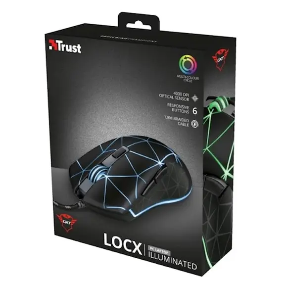 მაუსი TRUST GXT 133 Locx Gaming Mouse , 2 image - Primestore.ge