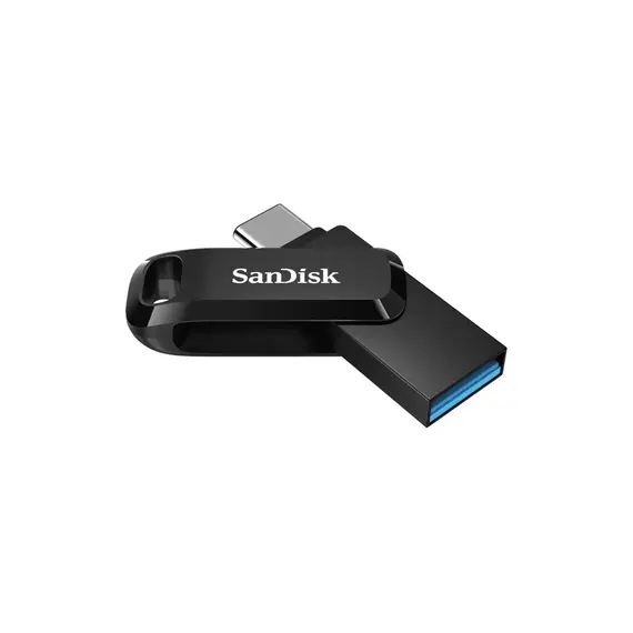 USB ფლეშ მეხსიერება SanDisk Ultra Dual Drive Go 2-in-1 USB Type-A & Type-C 256GB (SDDDC3-256G-G46) Black , 2 image - Primestore.ge