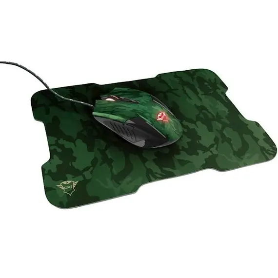Mouse and mousepad TRUST GXT 781 RIXA CAMO MOUSE & PAD