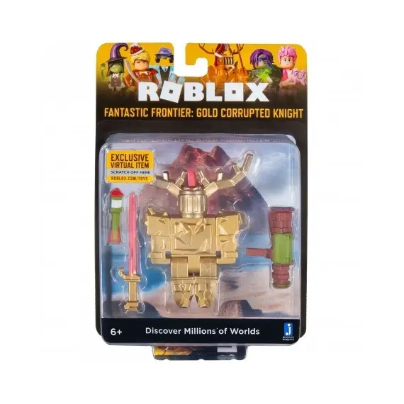 Toy Figure Jazwares Roblox ROG - Core Figures (Fantastic Frontier: Gold Corrupted Knight) W6