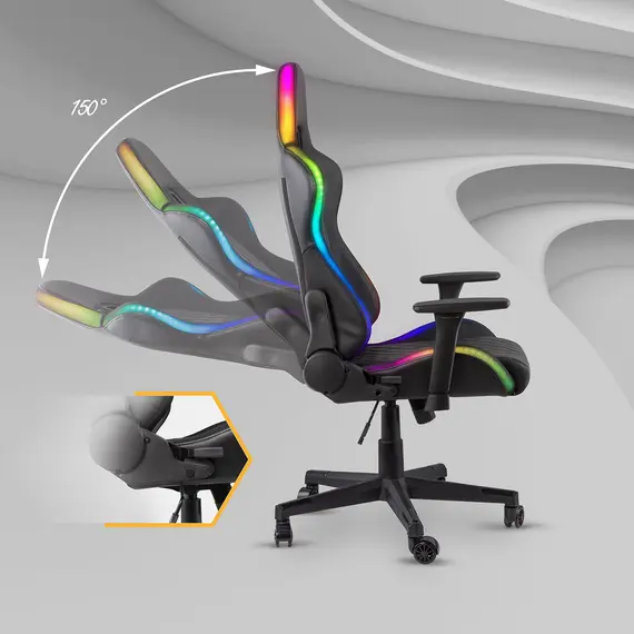 Gaming chair Yenkee YGC 300RGB Stardust, 4 image