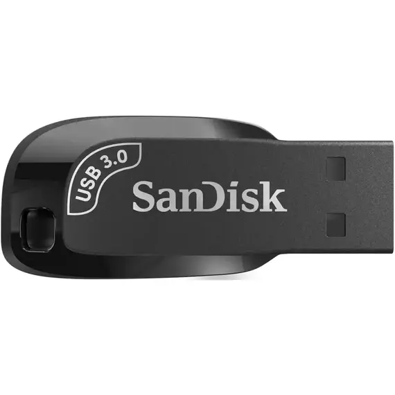 USB ფლეშ მეხსიერება SanDisk Ultra Shift USB 3.0 64GB (SDCZ410-064G-G46) Black  - Primestore.ge