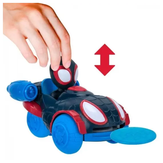 სათამაშო მანქანა Spidey Little Vehicle Disc Dashers Miles Morales W1 , 2 image - Primestore.ge