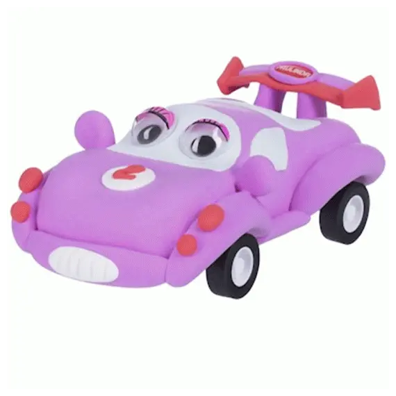 პლასტელინი PAULINDA Super Dough Paulinda Racing time purple car  - Primestore.ge