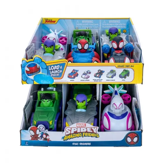 სათამაშო მანქანა Spidey Little Vehicle Disc Dashers Miles Morales W1 , 3 image - Primestore.ge