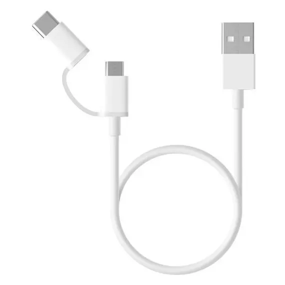 Cable Xiaomi Mi 2-in-1 USB Cable Micro USB to Type C (100cm) (SJX02ZM)