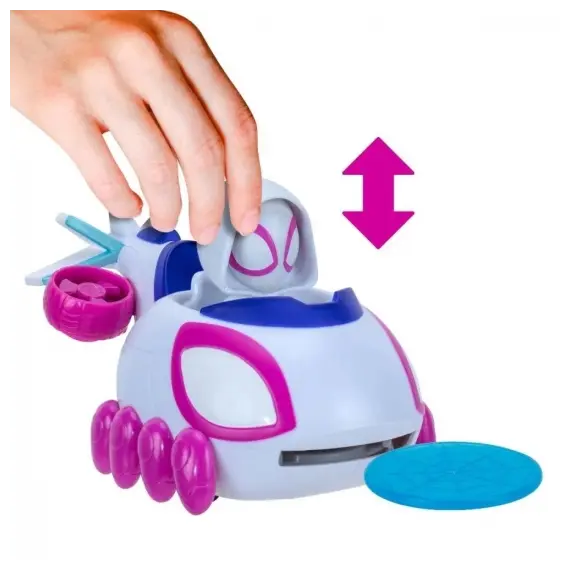 სათამაშო მანქანა Spidey Little Vehicle Ghost Spider W1 , 2 image - Primestore.ge