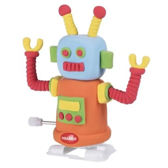 პლასტელინი PAULINDA Super Dough Paulinda Robot Crafting Tool, auto-step, eyes orange  - Primestore.ge