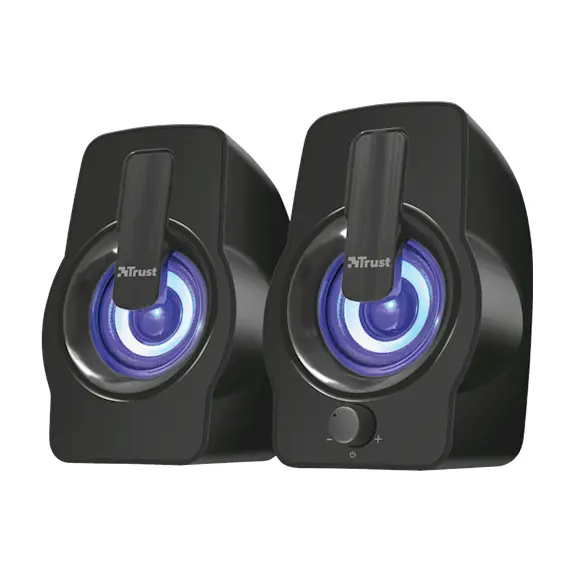 დინამიკი TRUST Gemi RGB 2.0 Speaker Set - black  - Primestore.ge