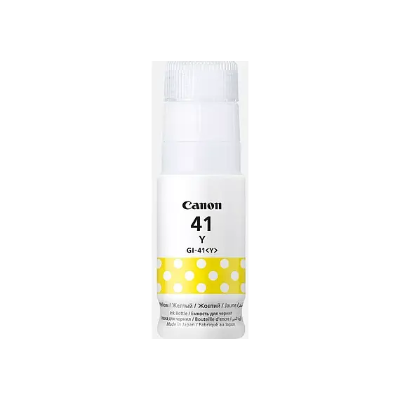 კარტრიჯი Canon INK GI-41 Y for PIXMA 1420 / 2420 / 3420 7700 pages , 2 image - Primestore.ge