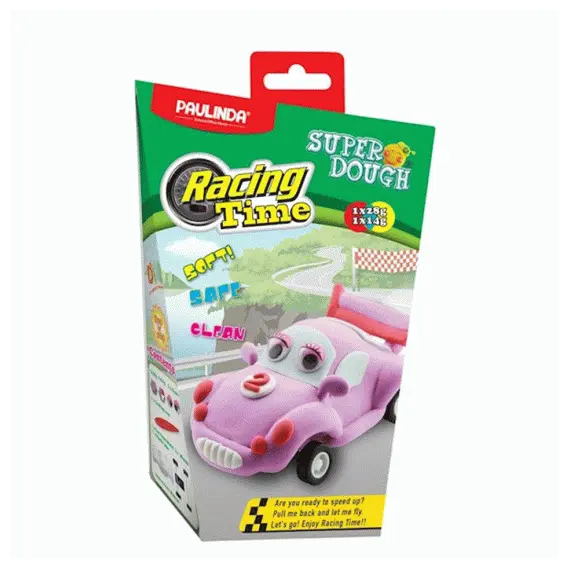პლასტელინი PAULINDA Super Dough Paulinda Racing time purple car , 2 image - Primestore.ge