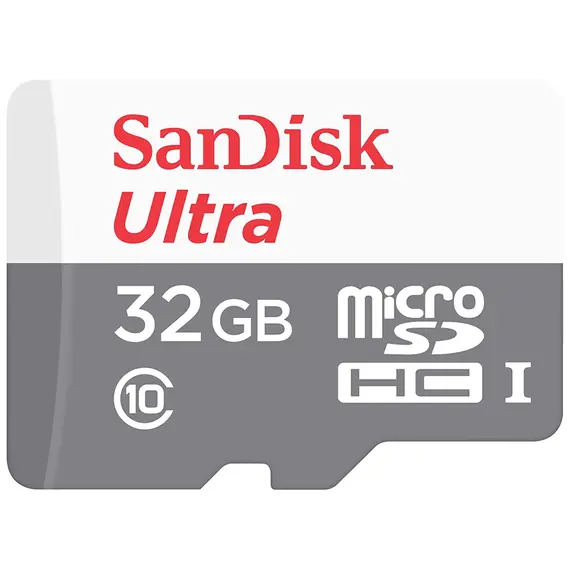 მეხსიერების ბარათი SanDisk Ultra Light microSDHC 32GB 100MB/s Class 10 (SDSQUNR-032G-GN3MN)  - Primestore.ge