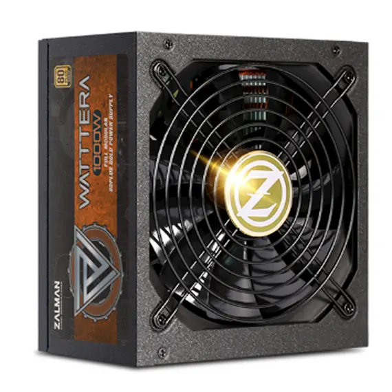 კვების წყარო Zalman Power supply ZM1000-EBT(1000W) 80Plus Gold 100-240V, EU  - Primestore.ge