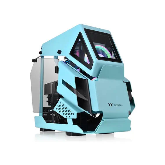 ქეისი Thermaltake AH T200 Micro Chassis - Turquoise  - Primestore.ge
